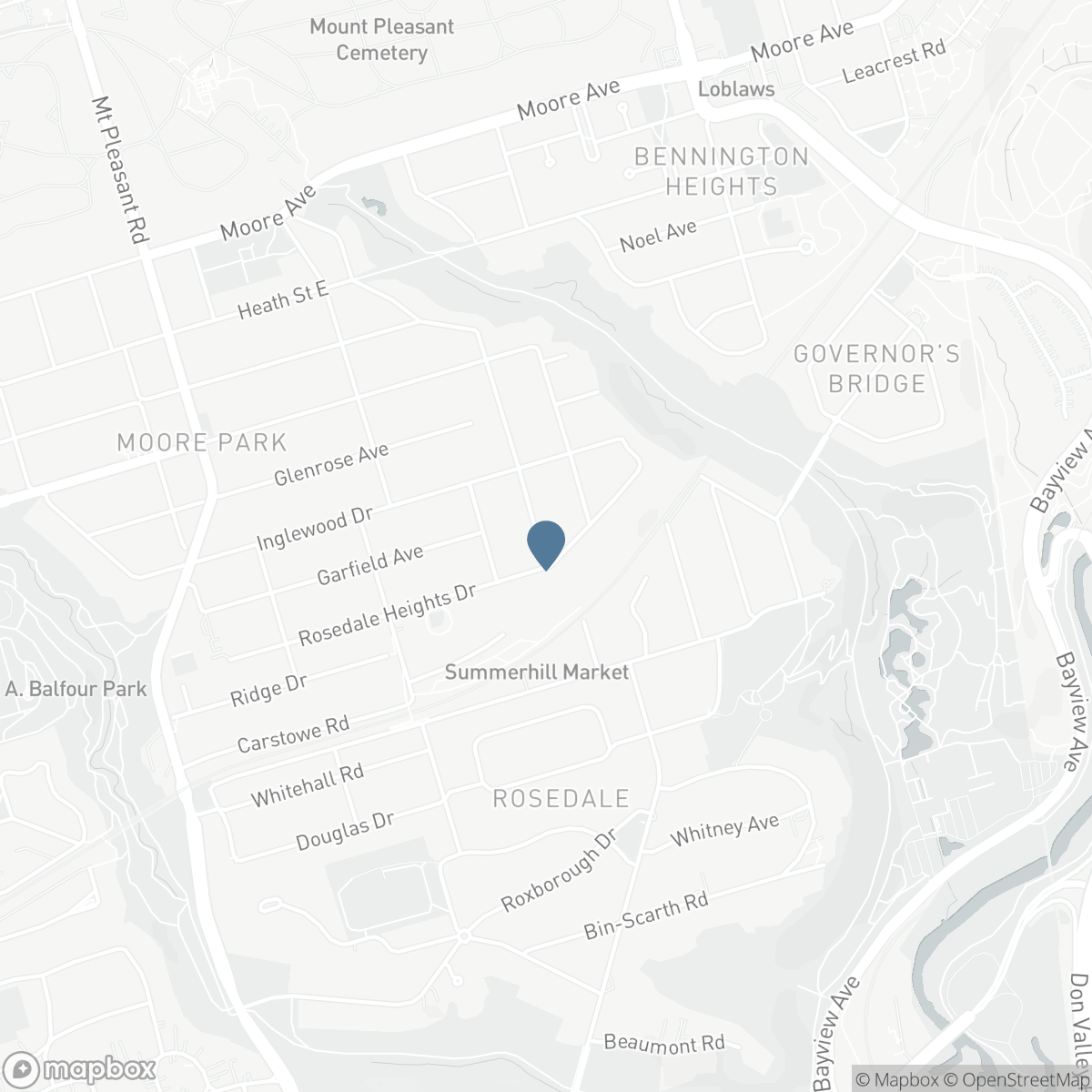 186 ROSEDALE HEIGHTS DRIVE, Toronto, Ontario M4T 1C9